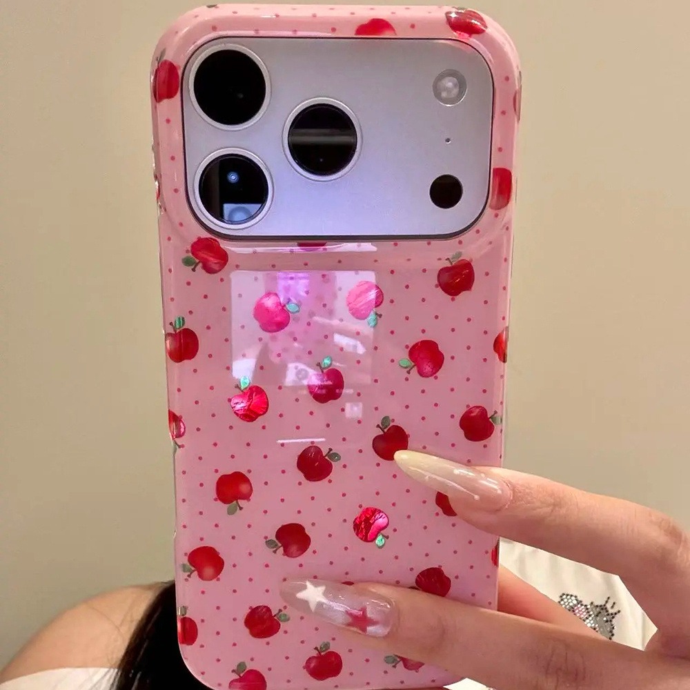 Phone Cases Red - Red Cute Fruits Polka Dot Soft