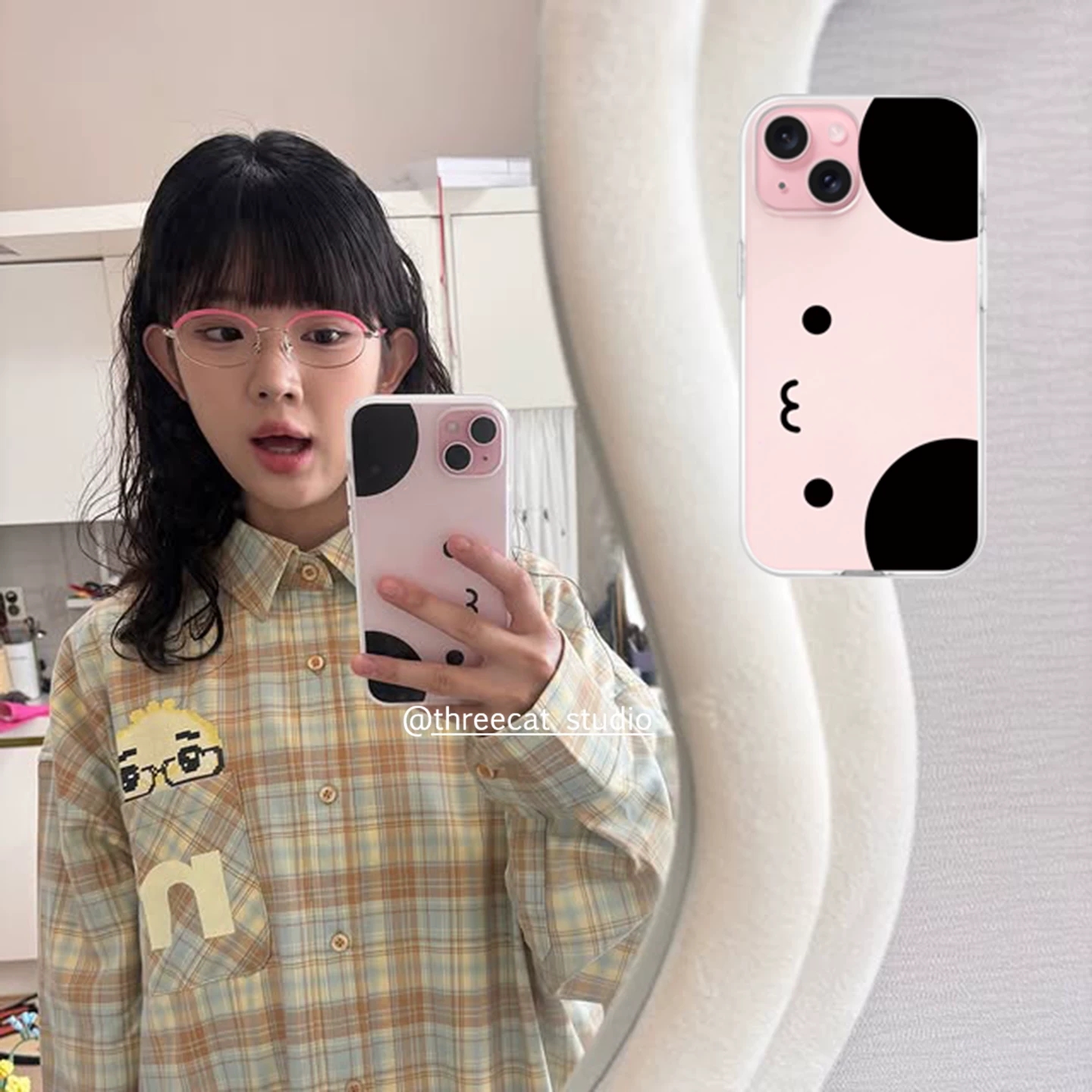 Phone Cases Y2K - Cute Little Bear Expression Kawaii Phone