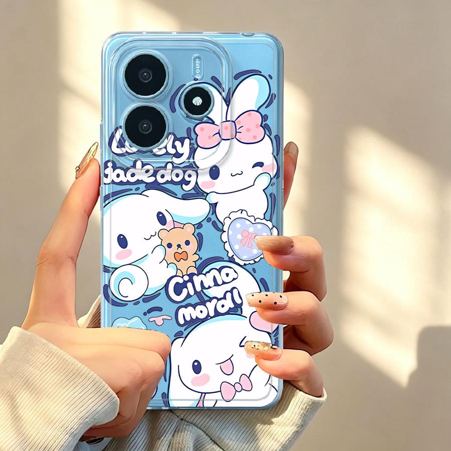 Cute Cartoon Case - Lovely Sanrio Cinnamoroll Soft Phone Cover