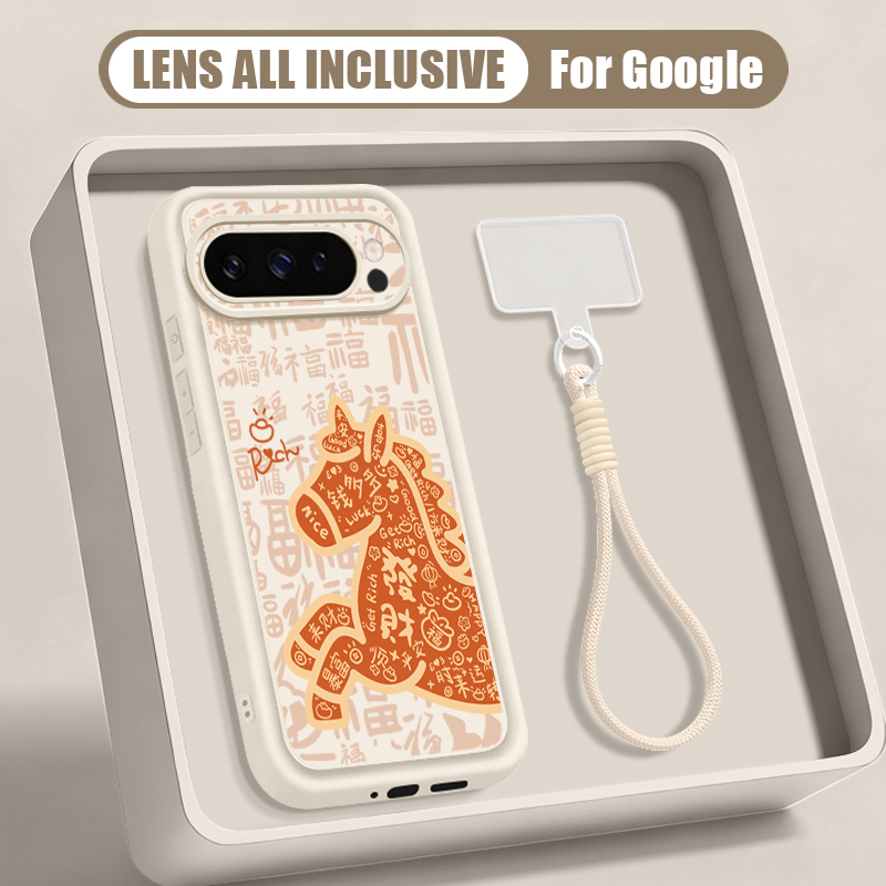 Phone Cases With Straps - Cute Foal Print Wrist Strap Lanyard