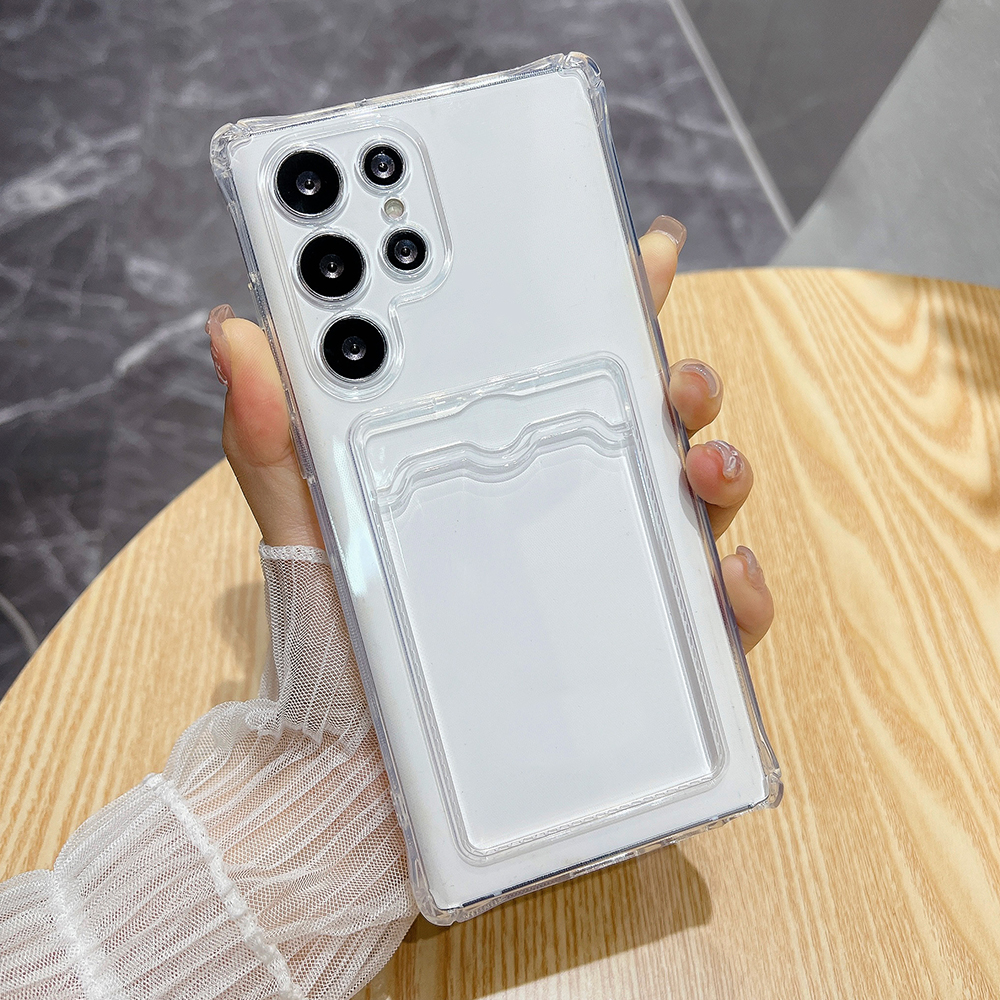 Camera Lens Protector - Card Slot Bag Holder Clear Phone