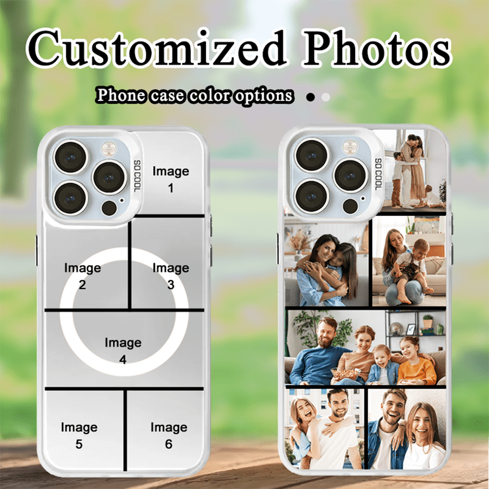 Phone Cases Personalised - Personalized Photo Magnetic Shockproof IMD Phone