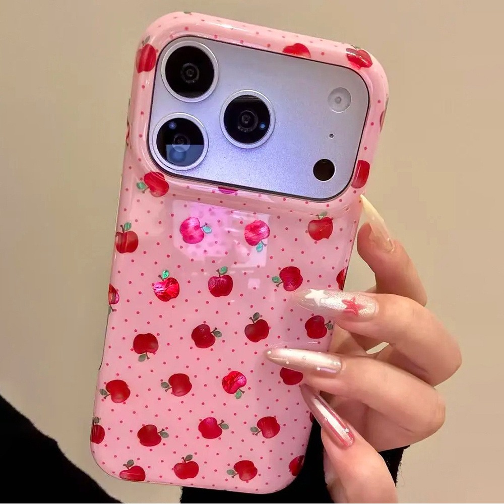 Red Cute Fruits Polka Dot Soft - Phone Cases Red incelemesi ve fiyatı