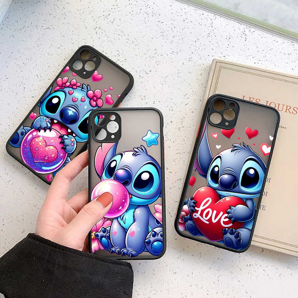 Cute Stitch Love Matte Translu - Phone Cases Rugged incelemesi ve fiyatı