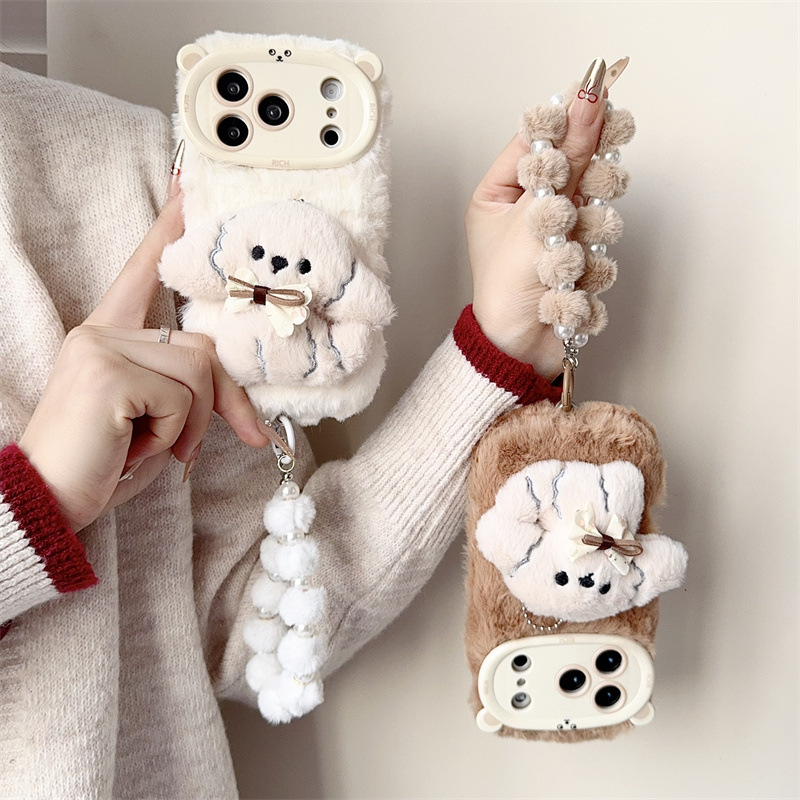 3D Cartoon Bowknot Puppy Warm  - Phone Cases Amazon incelemesi ve fiyatı
