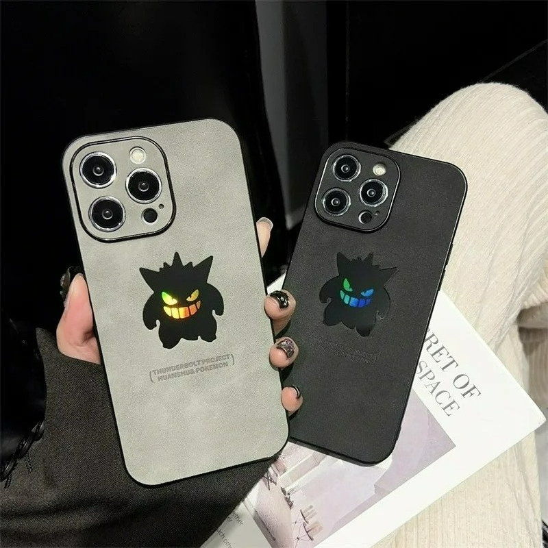 Cartoon Anime Gengar Leather T - Phone Cases Leather incelemesi ve fiyatı