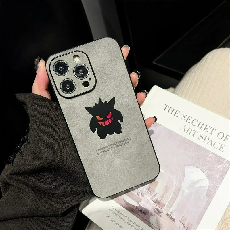 Cartoon Anime Gengar Leather T - Phone Cases Leather incelemesi ve fiyatı