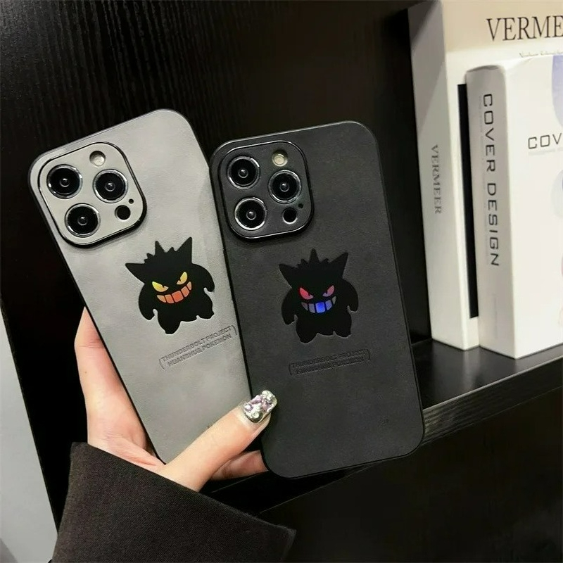 Cartoon Anime Gengar Leather T - Phone Cases Leather incelemesi ve fiyatı