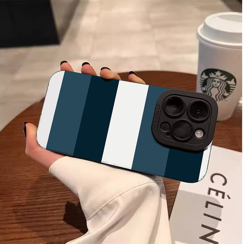 Blue White Striped Pattern Pho - Phone Cases Blue incelemesi ve fiyatı