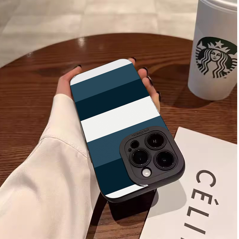 Blue White Striped Pattern Pho - Phone Cases Blue incelemesi ve fiyatı