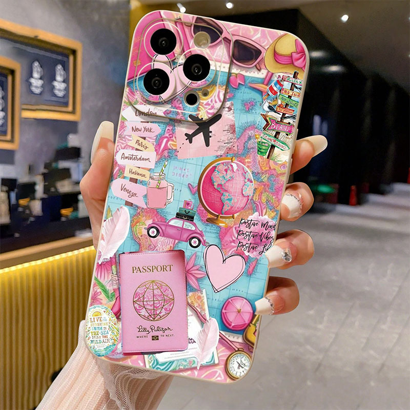Travel Plane Printed Matte Ant - Phone Cases Rugged incelemesi ve fiyatı