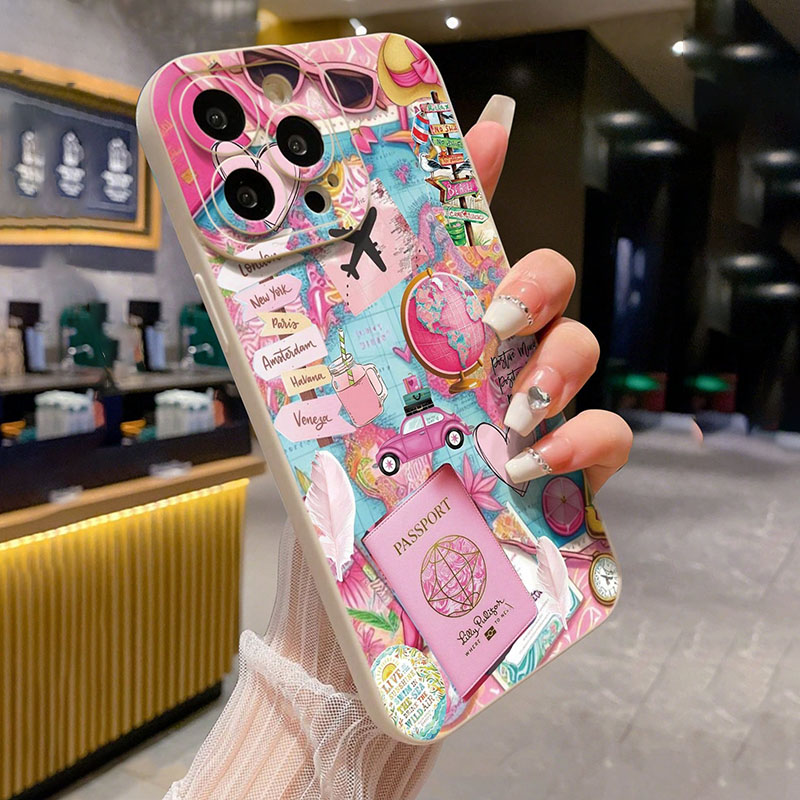 Travel Plane Printed Matte Ant - Phone Cases Rugged incelemesi ve fiyatı