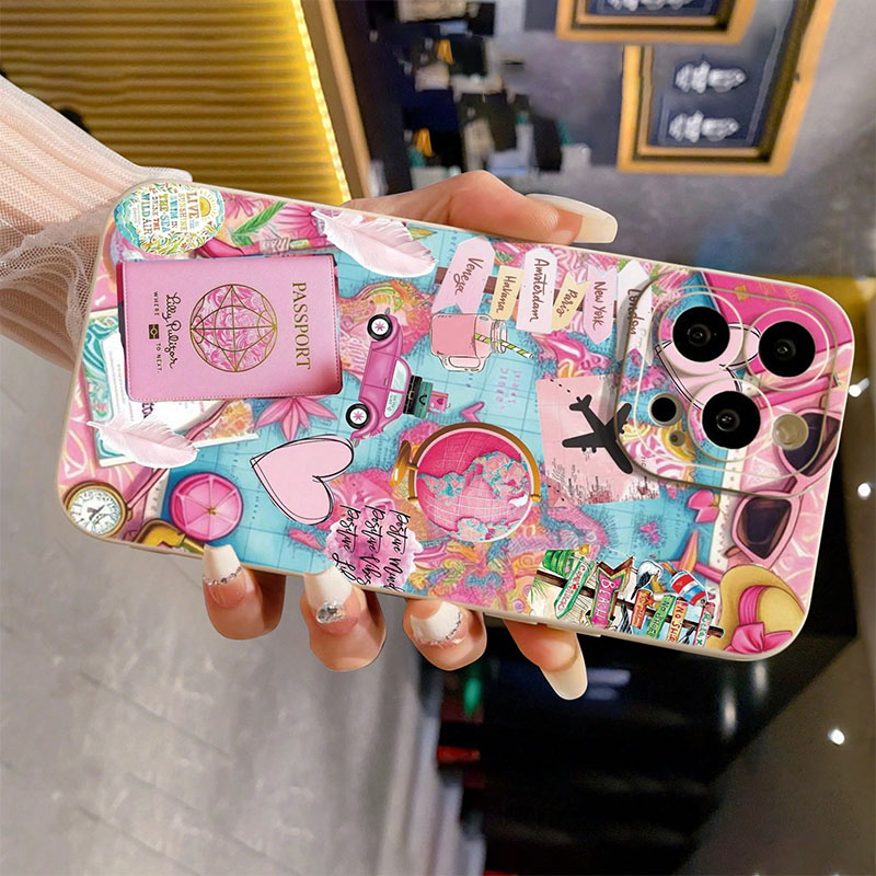 Travel Plane Printed Matte Ant - Phone Cases Rugged incelemesi ve fiyatı