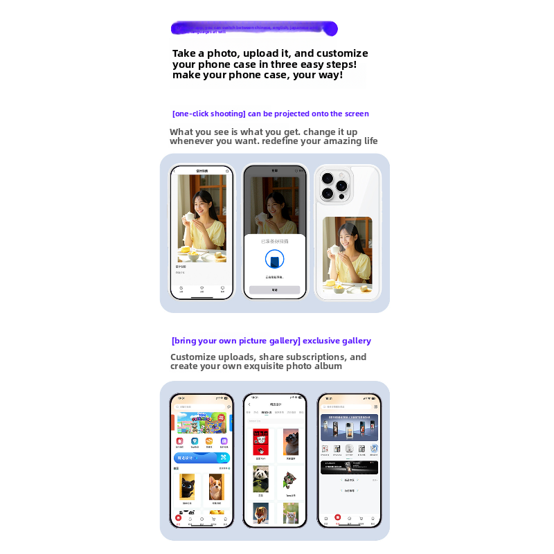 NFC Ink Display phone Case For - Phone Cases Diy incelemesi ve fiyatı