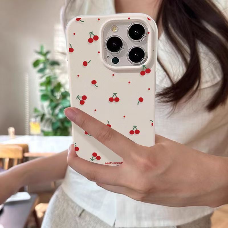 Cute Cartoon Cherry Lichee Pat - Phone Cases Cherry incelemesi ve fiyatı