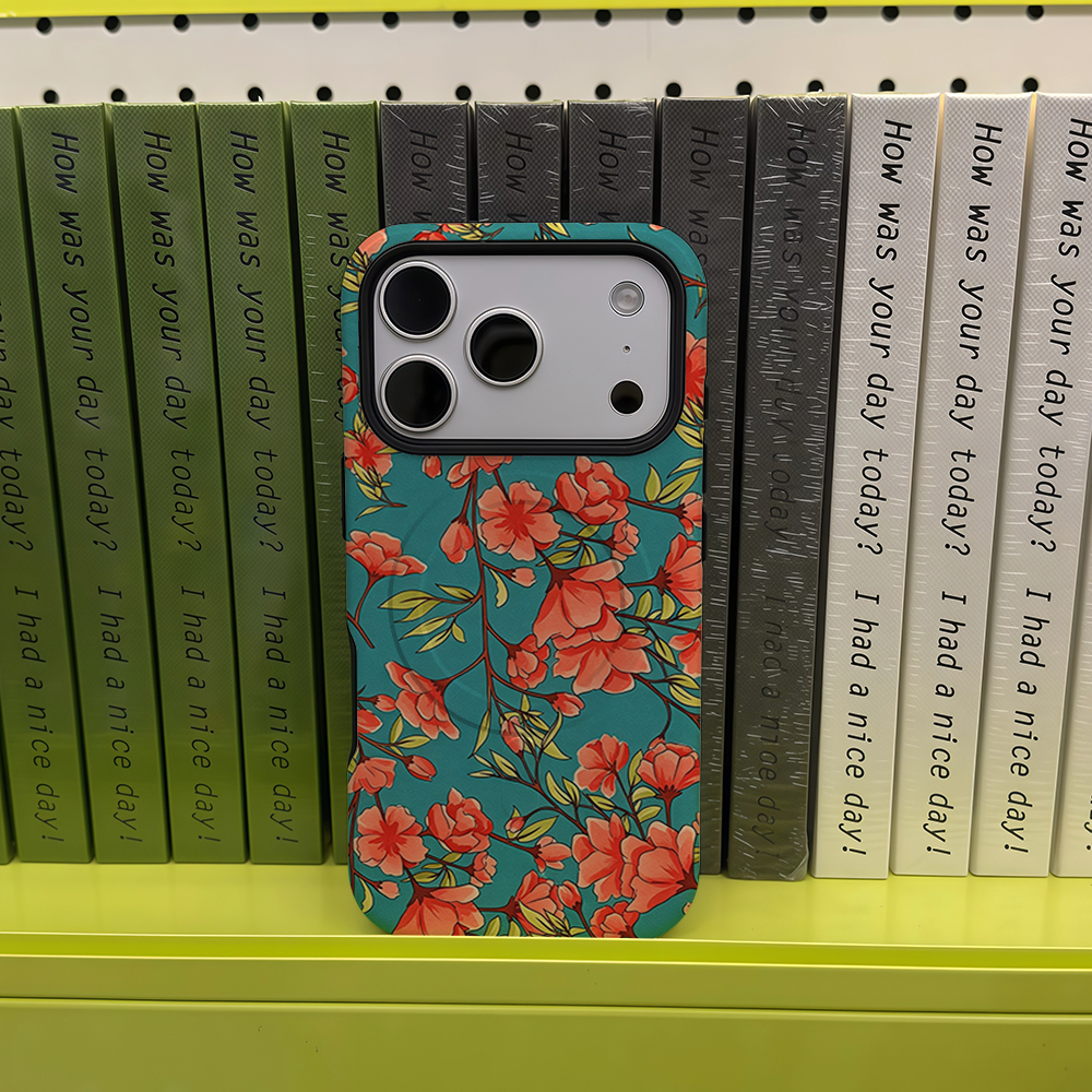 Teal Cherry Blossom Phone Case - Phone Cases Cherry incelemesi ve fiyatı