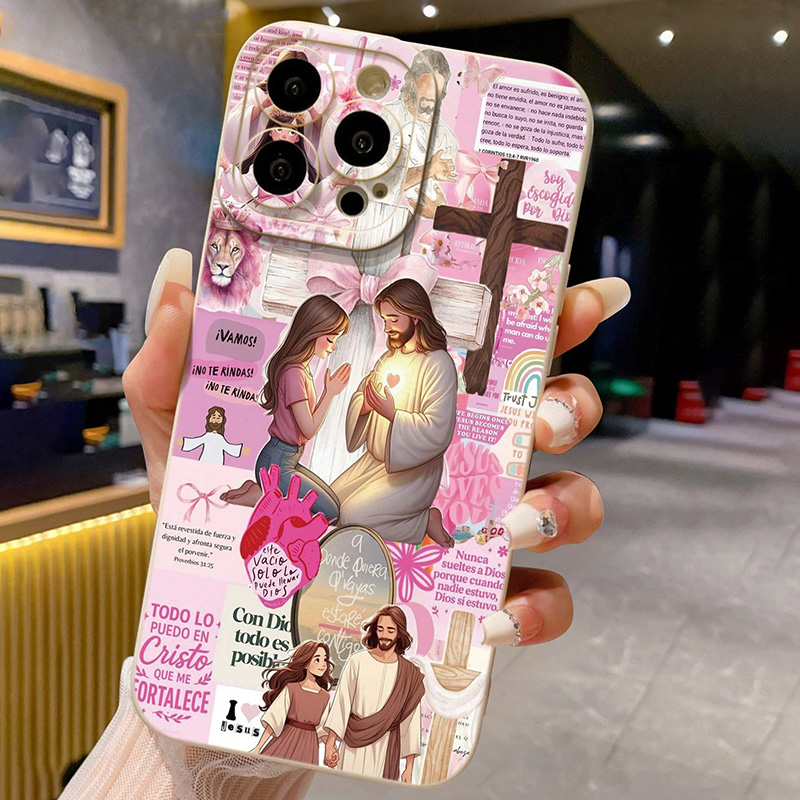 Religious Colorful Painted Jes - Phone Cases Jesus incelemesi ve fiyatı