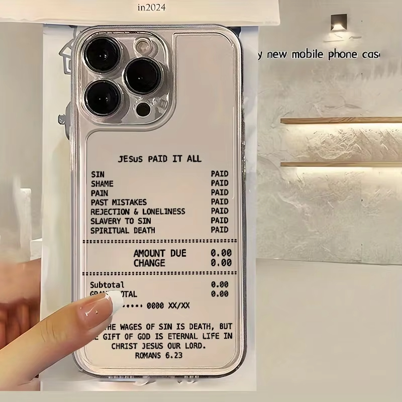Jesus Paid it All Phone Case F - Phone Cases Jesus incelemesi ve fiyatı