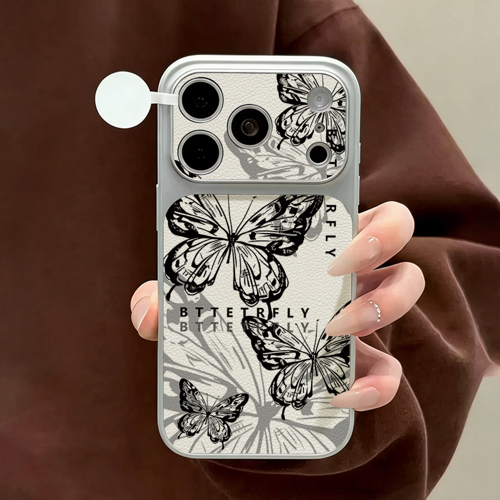Blue Butterfly PU Leather Phon - Phone Cases Blue incelemesi ve fiyatı