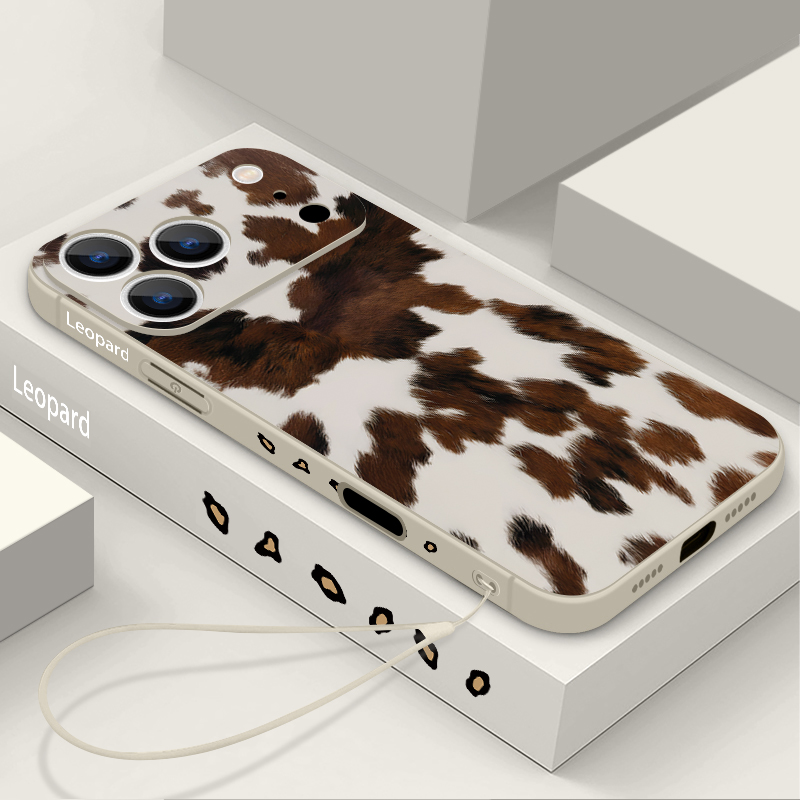Leopard Print TPU Phone Case F - Phone Cases With Straps incelemesi ve fiyatı