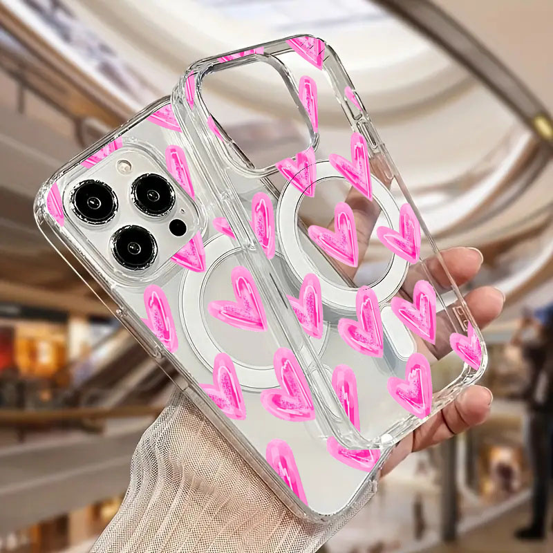 Clear Wireless Charge Case for - Phone Cases Red incelemesi ve fiyatı