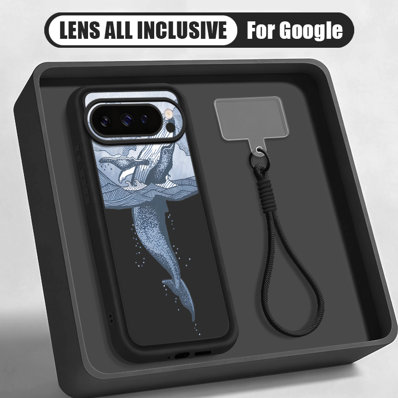 Humpback Whale Print Wrist Str - Phone Cases With Straps incelemesi ve fiyatı