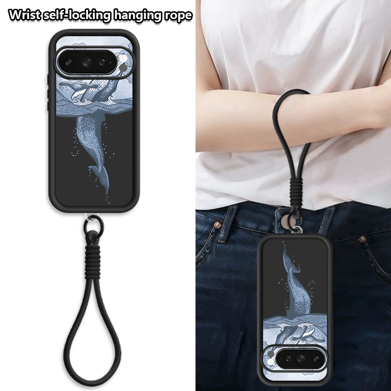 Humpback Whale Print Wrist Str - Phone Cases With Straps incelemesi ve fiyatı