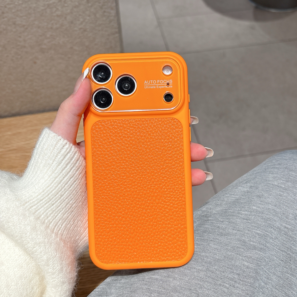 Luxury Lychee Grain Leather Te - Camera Lens Protector incelemesi ve fiyatı