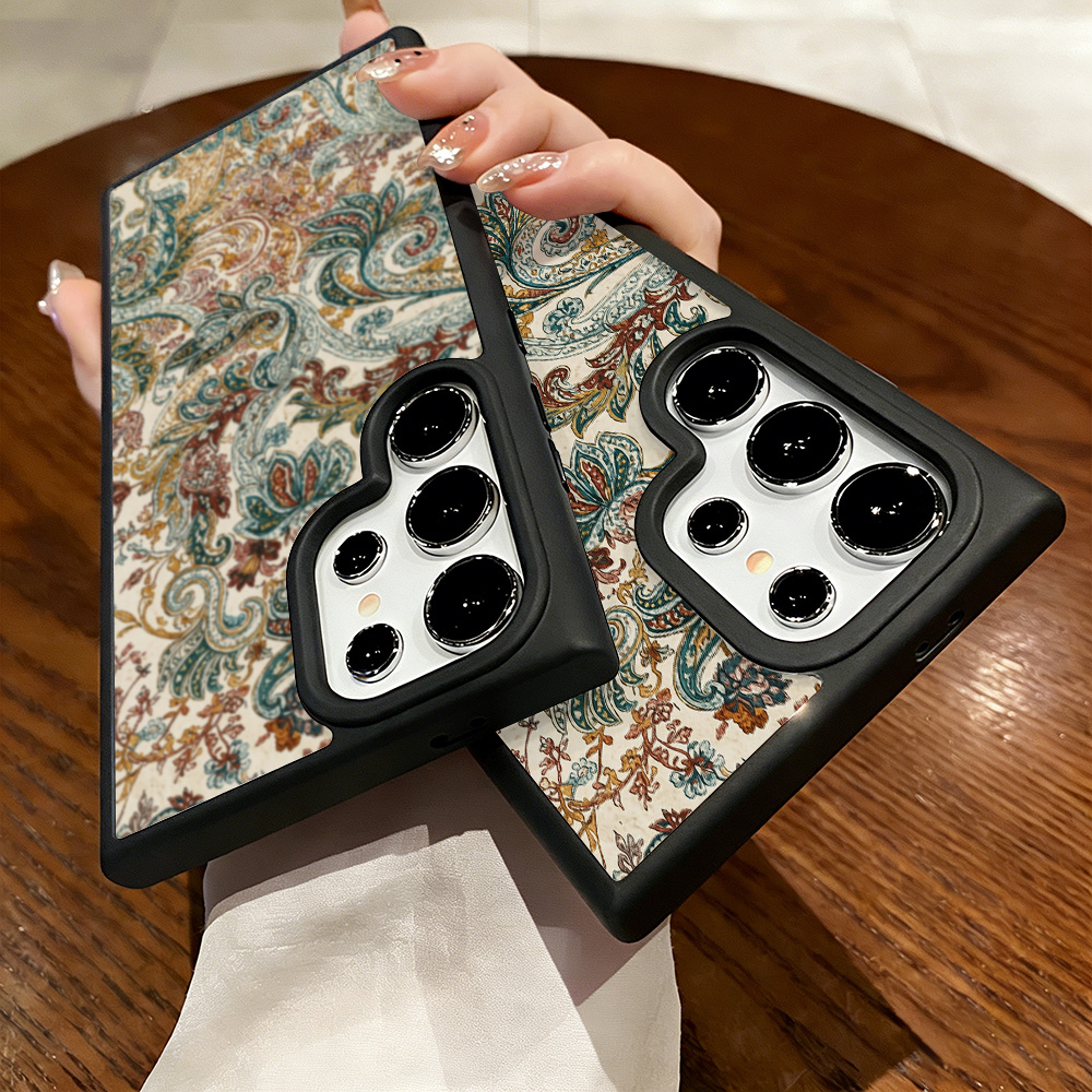 Retro Pattern Acrylic Phone Ca - Phone Cases With Straps incelemesi ve fiyatı