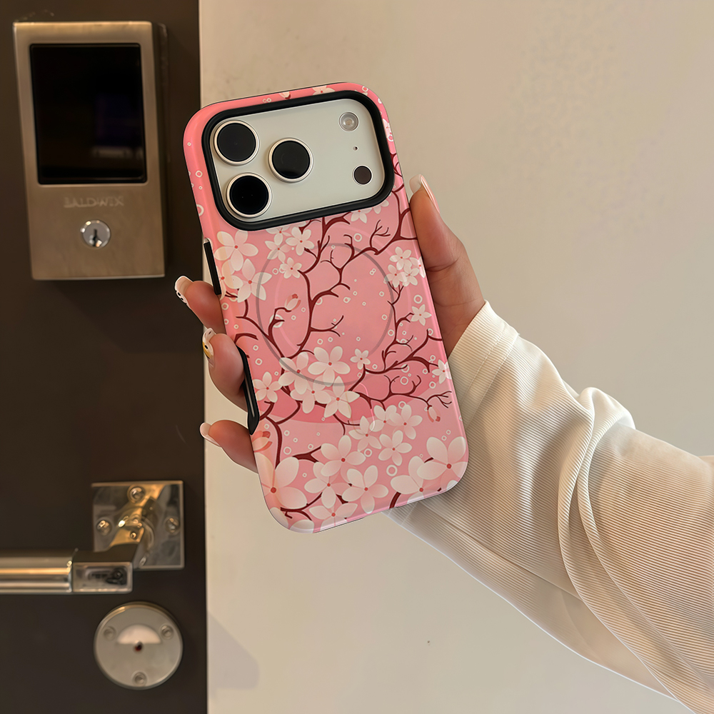 Pink Cherry Blossom Butterflie - Phone Cases Cherry incelemesi ve fiyatı