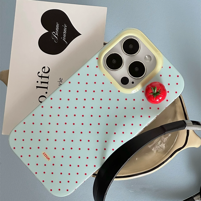 Minimalist Black Polka Dot 3D  - Phone Cases Cherry incelemesi ve fiyatı