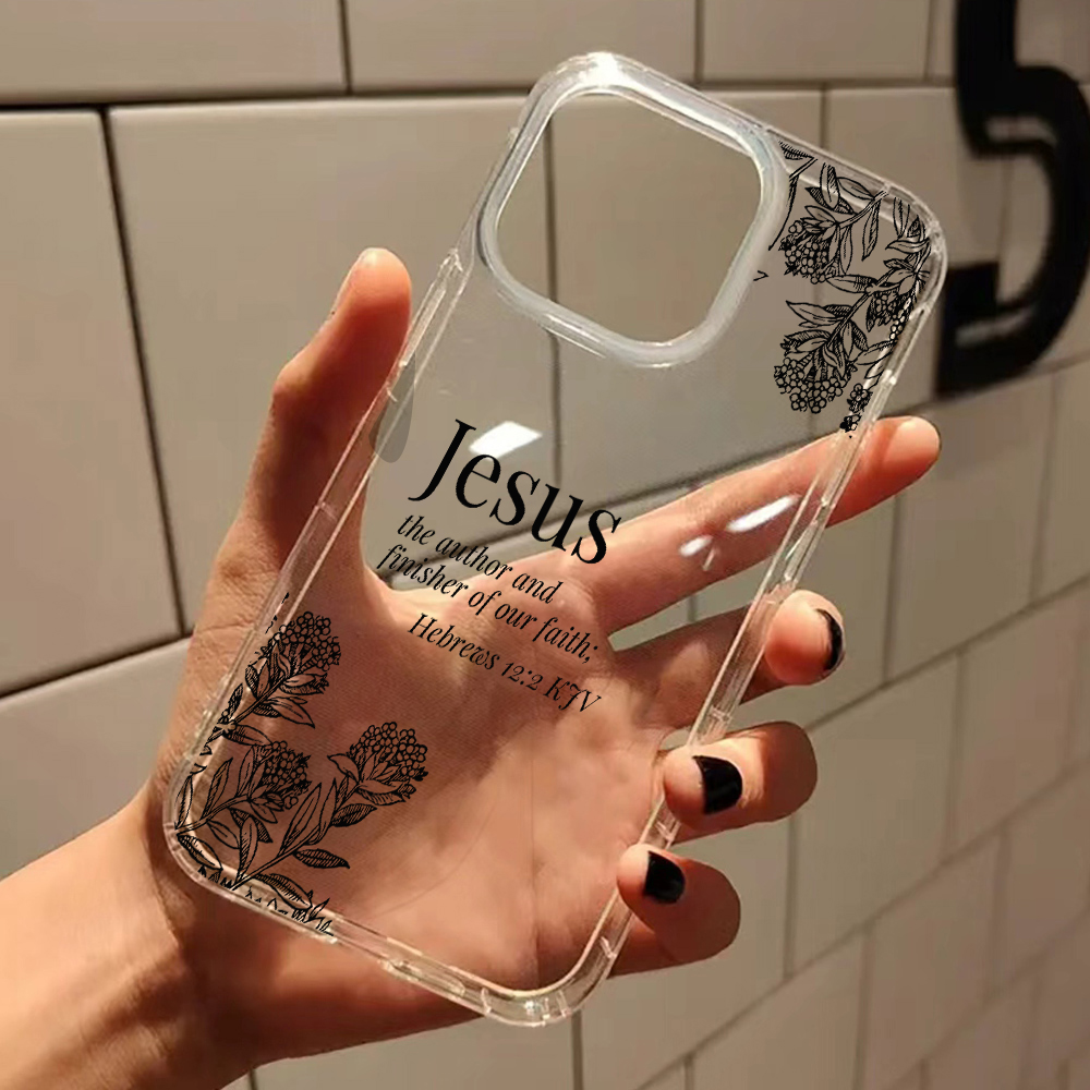 Jesus Bible Verse Floral Patte - Phone Cases Jesus incelemesi ve fiyatı