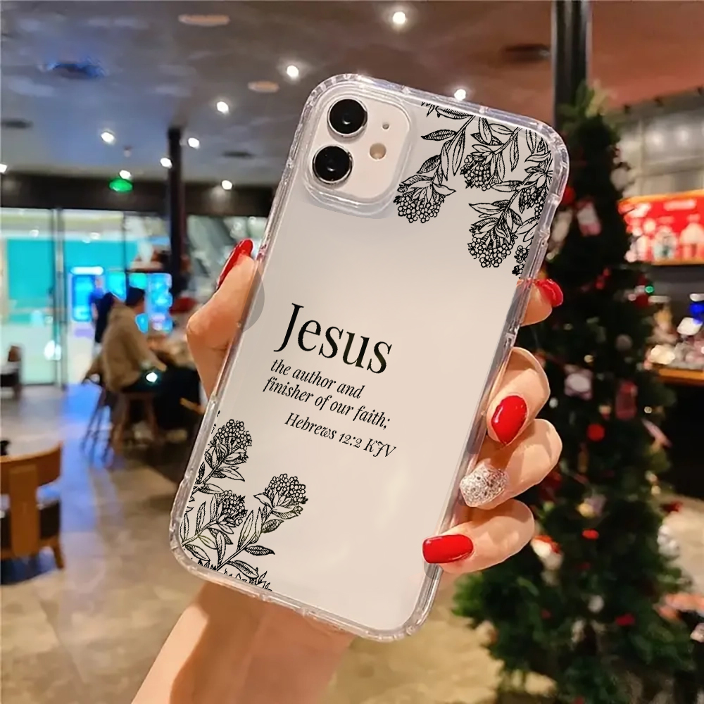Jesus Bible Verse Floral Patte - Phone Cases Jesus incelemesi ve fiyatı