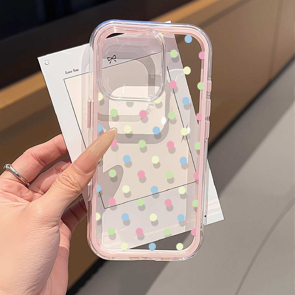 2in1 Ins Red Dot Clear Case Fo - Phone Cases Red incelemesi ve fiyatı