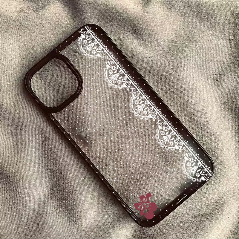 Cute Cherry Bow White Lace Pol - Phone Cases Cherry incelemesi ve fiyatı