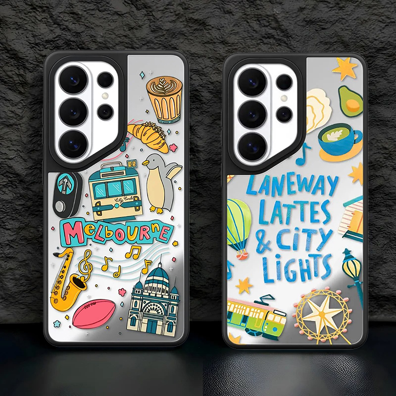 Melbourne Travel Mirror Surfac - Phone Cases Melbourne incelemesi ve fiyatı
