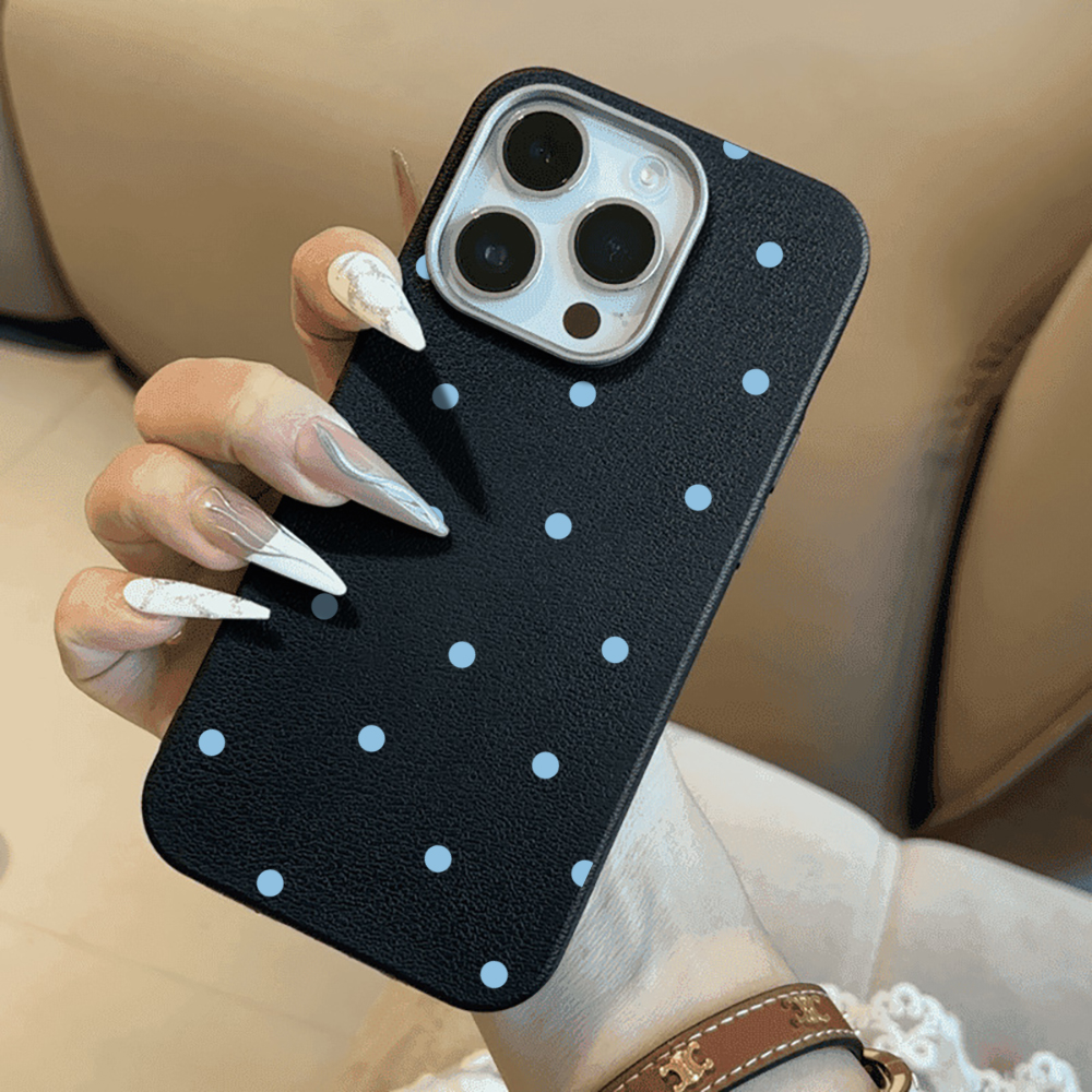 Simple Blue Polka Dots Phone C - Phone Cases Blue incelemesi ve fiyatı