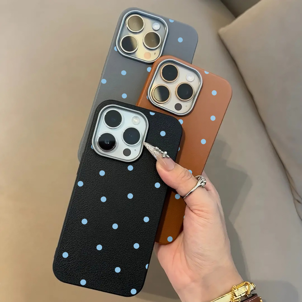 Simple Blue Polka Dots Phone C - Phone Cases Blue incelemesi ve fiyatı