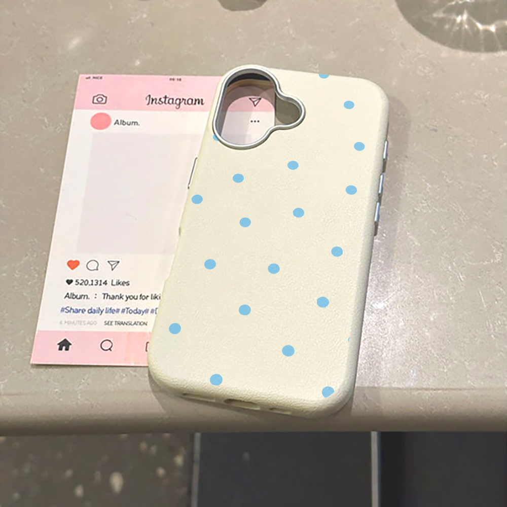Simple Blue Polka Dots Phone C - Phone Cases Blue incelemesi ve fiyatı