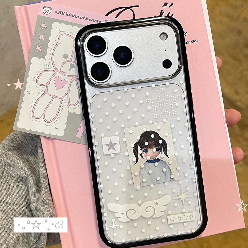 Ins Korean Girl Polka Dots Win - Phone Cases Y2K incelemesi ve fiyatı
