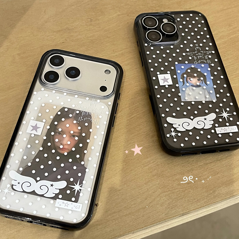 Ins Korean Girl Polka Dots Win - Phone Cases Y2K incelemesi ve fiyatı