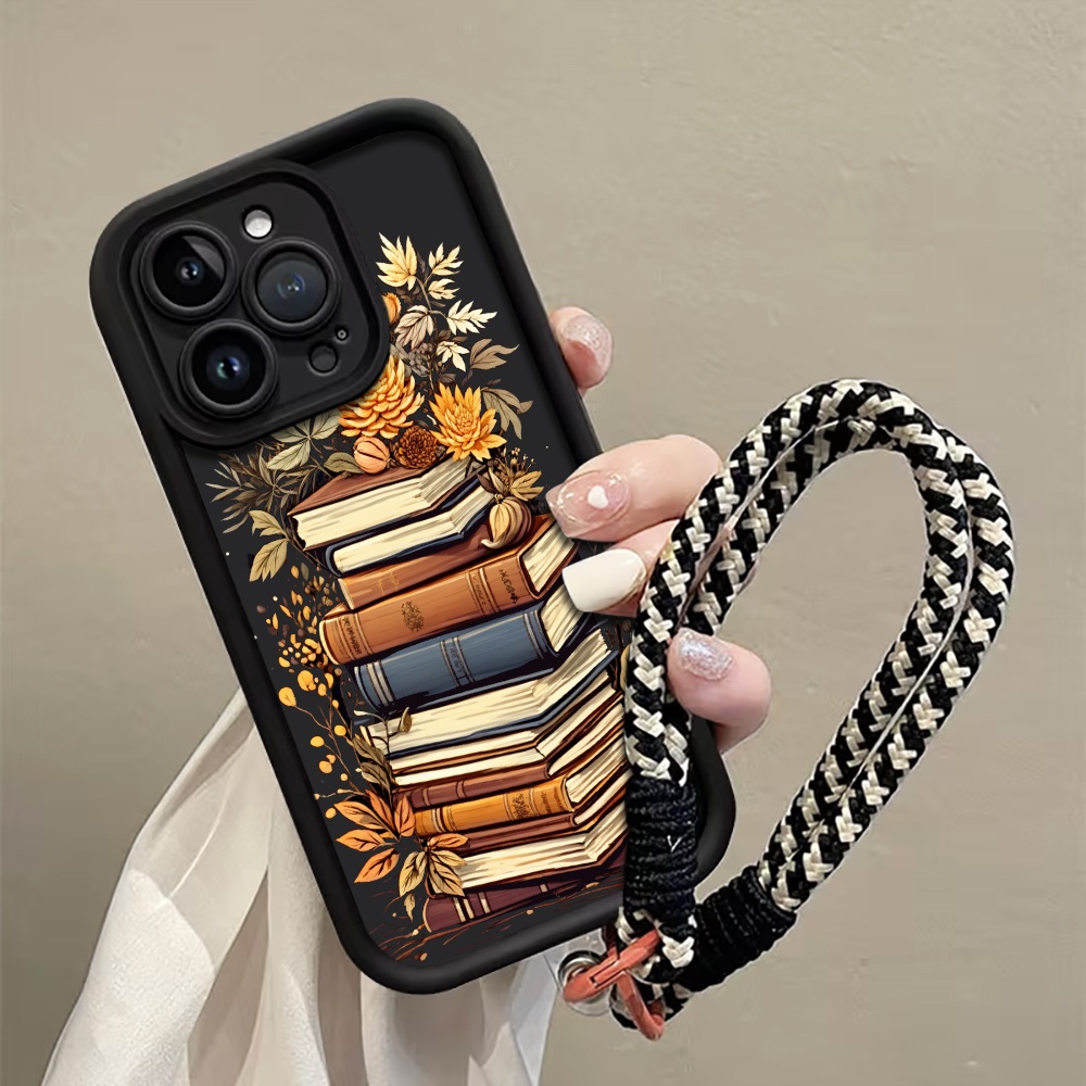 Stacked Autumn Letters Flower  - Phone Cases With Straps incelemesi ve fiyatı