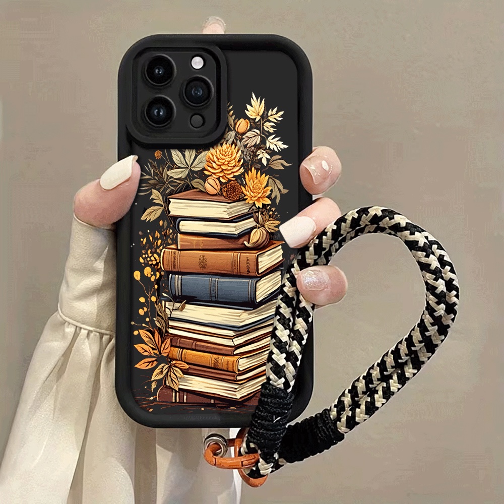 Stacked Autumn Letters Flower  - Phone Cases With Straps incelemesi ve fiyatı