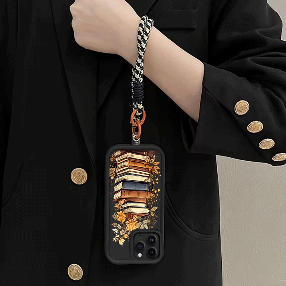 Stacked Autumn Letters Flower  - Phone Cases With Straps incelemesi ve fiyatı