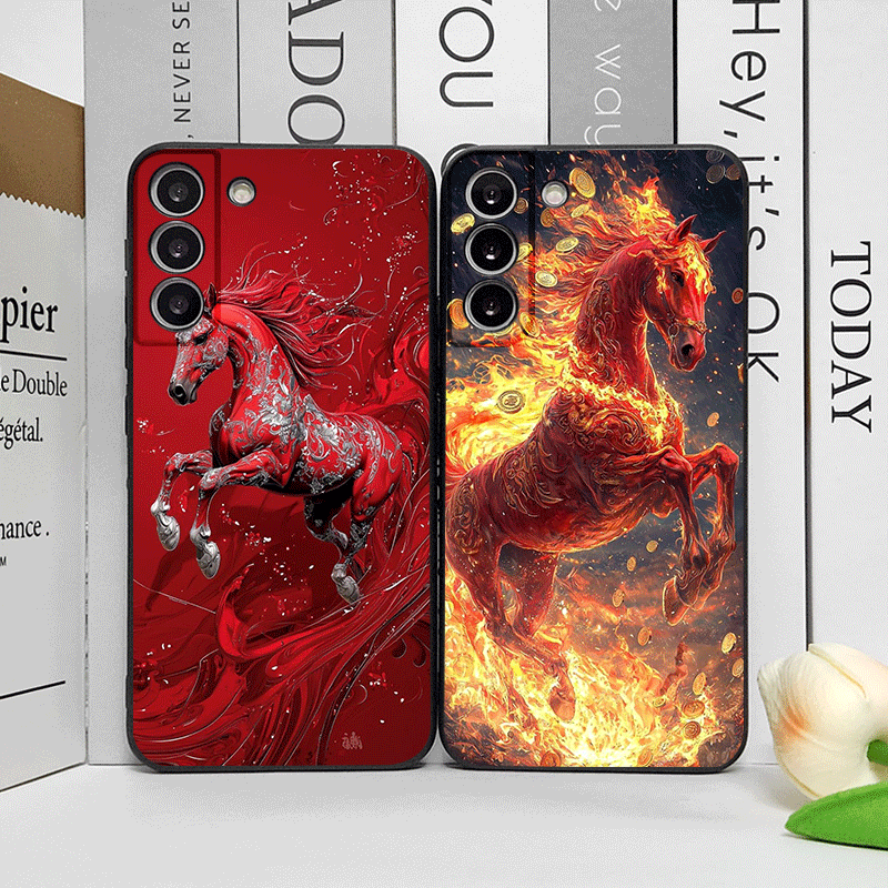 Fashion Chinese-Style Red Hors - Phone Cases Red incelemesi ve fiyatı