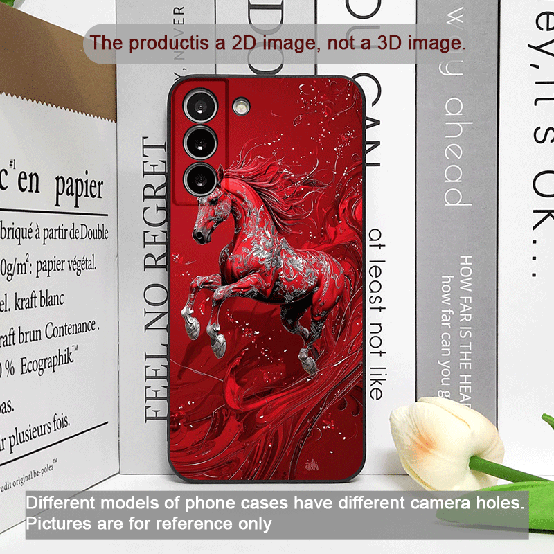 Fashion Chinese-Style Red Hors - Phone Cases Red incelemesi ve fiyatı