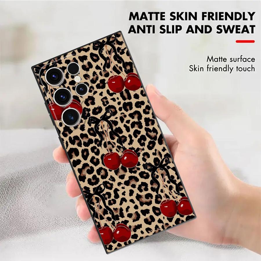 Leopard Cherry Funda Phone Cov - Phone Cases Cherry incelemesi ve fiyatı