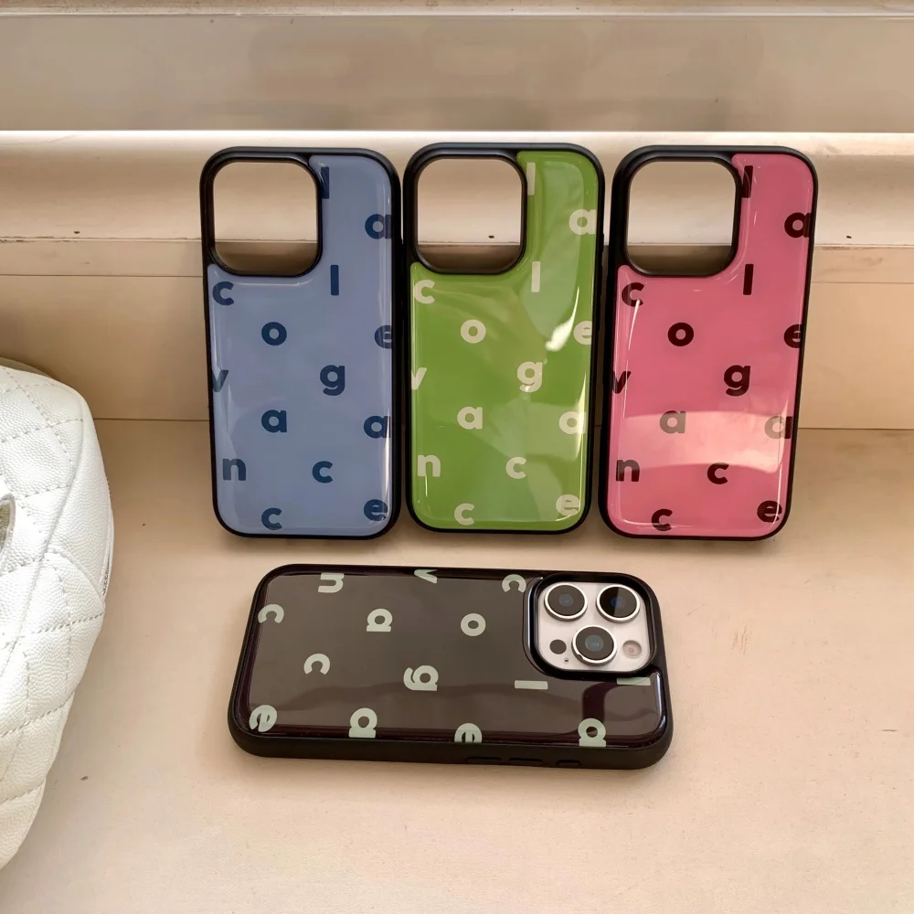 Ins Pure Color Simplicity Engl - Phone Cases Y2K incelemesi ve fiyatı