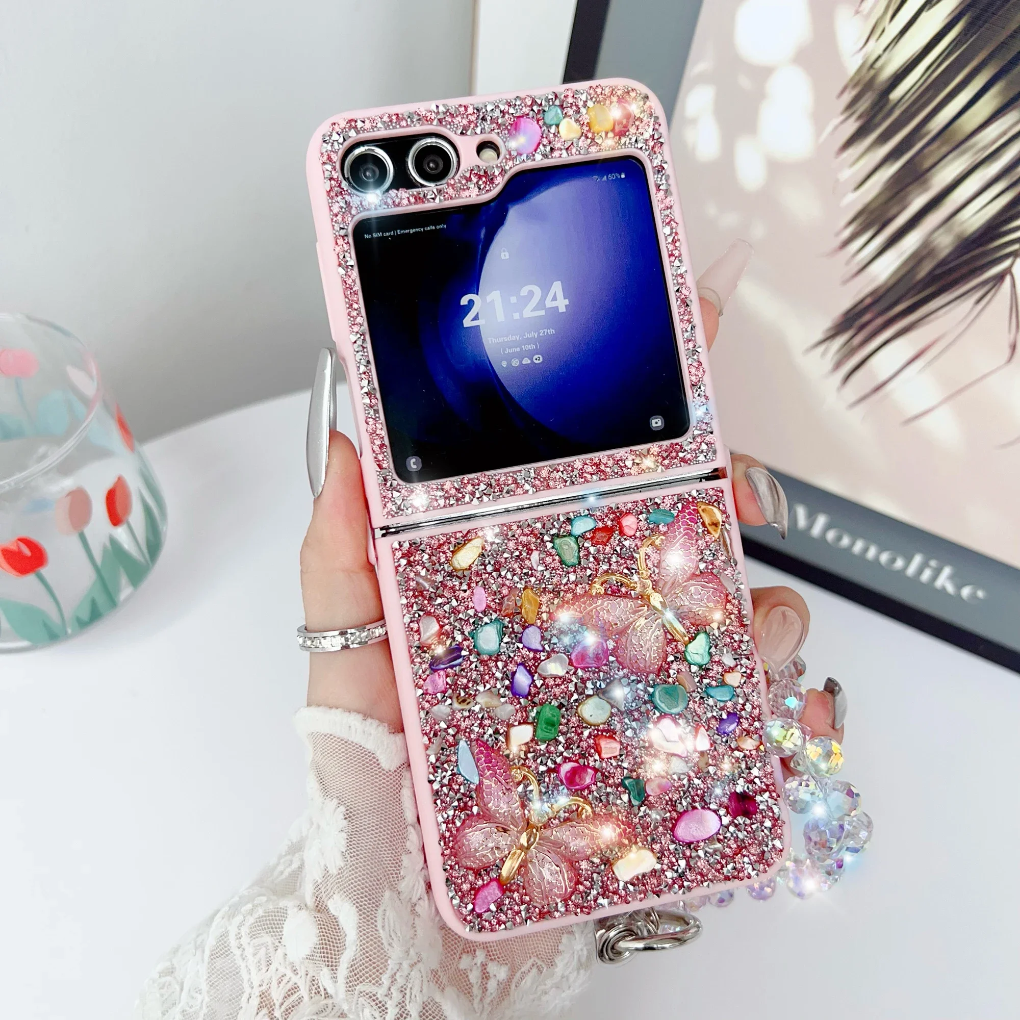 Luxury Glitter Phone Case For  - Phone Cases With Straps incelemesi ve fiyatı
