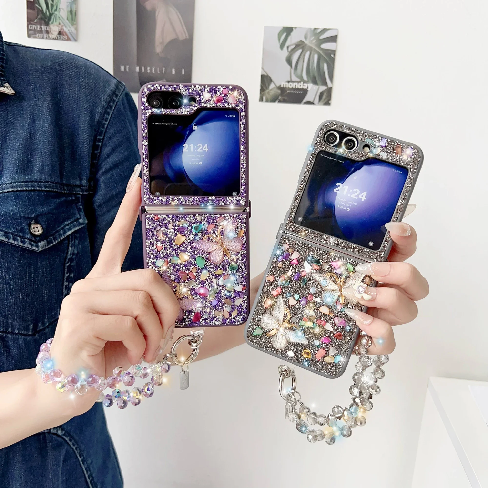 Luxury Glitter Phone Case For  - Phone Cases With Straps incelemesi ve fiyatı